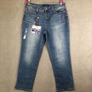 Bandolino Mandie acid wash jeans size 14-Short